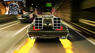 3478HP Back To The Future Delorean - Assetto Corsa | Moza R9
