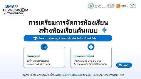 การเตรียมการจัดการห้องเรียนสร้างห้องเรียนต้นแบบ  EP.1/2