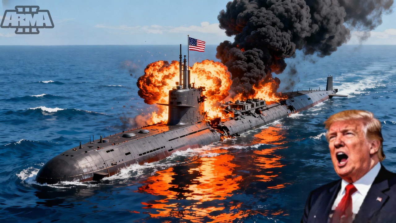 US Nuclear Submarine Sinks After Russian Yak-141 Attack, arma 3