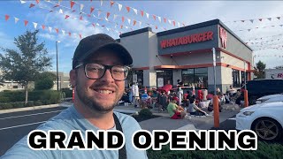 Whataburger Grand Opening in Florida! Back in Orlando after years!!