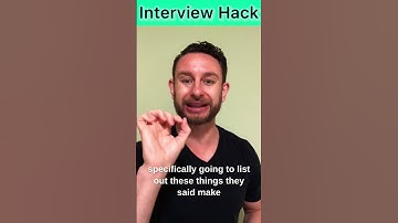 A Job Interview HACK That Will Help You Stand Out and Get a Job Offer #shorts #interviewhacks