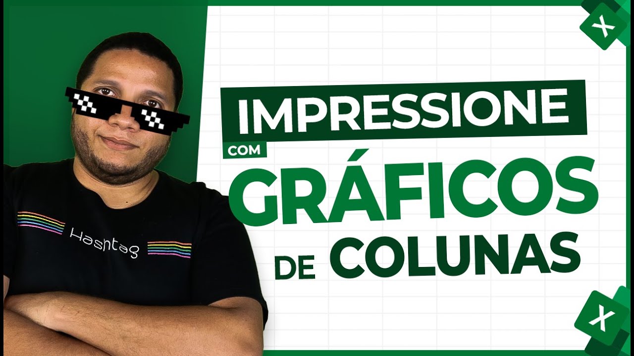 Gráfico de Colunas Arredondadas no Excel