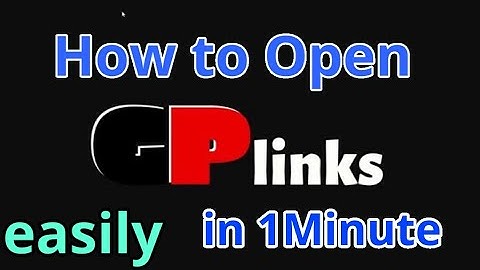 How to open gplinks easily | how to open gplinks in 1 minute