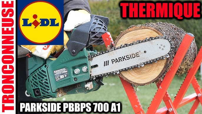 PARKSIDE® Benzin-Baumpflegesäge PBBPS 700 A1 it „Anti-Kickback“ - YouTube