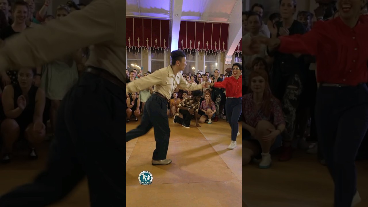 Jam Circle - Nalla Kim 🇰🇷 & Gabriella Novellino 🇧🇷 @ILHC 2024 Harlem #lindyhop #swingdance