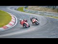 Aprilia rsv4rf chasing ducati 1098s  robyhp  on nurburgringofficial nordshleife