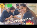 Nail extensions in just 600 / best place in Delhi for nail extensions #nailextensions #nailart