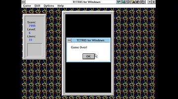 Playing Tetris on Windows 3.11