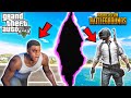 GTA 5 : FRANKLIN travels from GTA 5 to PUBG to save the WORLD | A.K GAME WORLD