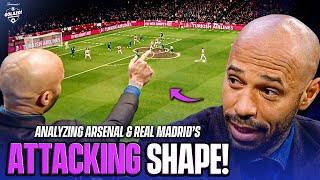 Henry's incredible analysis of Arsenal \& Real Madrid's attack! | UCL Today | CBS Sports Golazo
