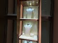 Arc glass jewelry display cabinet perfectly displays your products in 360 degrees #jewellerycounter
