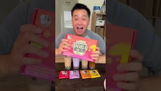 Honest JWay Costco Instant Boba Review! #boba #costco #costcohaul