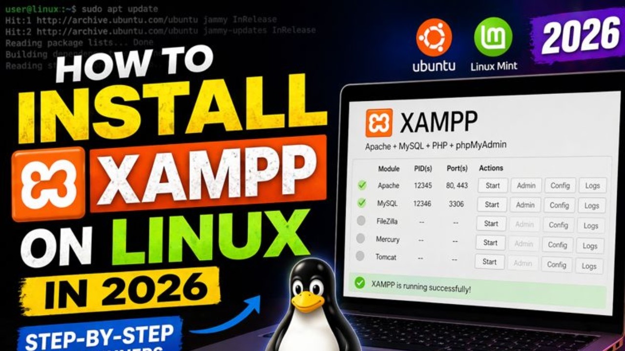 How to Install XAMPP on Linux in 2026 (Step-by-Step for Beginners ...