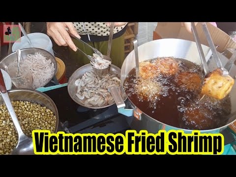 Street Food Vietnam 2017 - Banh Cong / Vietnamese Fried Shrimp Cake | Street Food And Travel