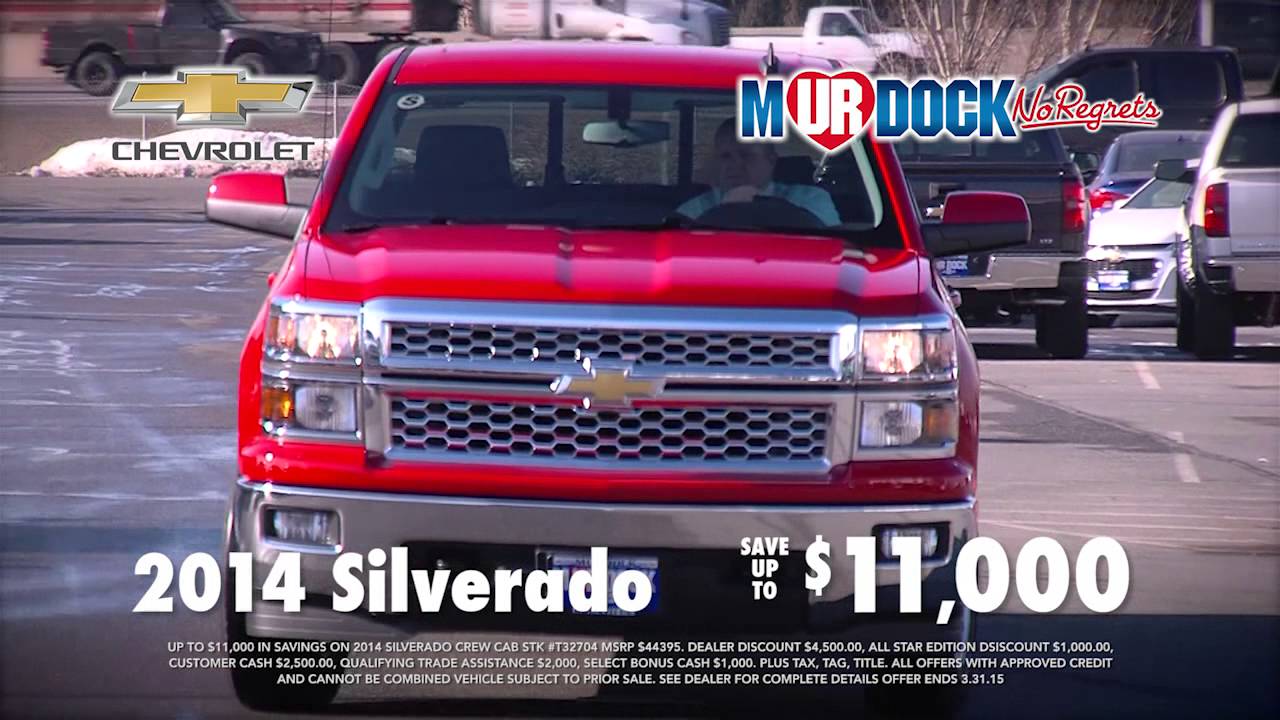 Chevy Silverado Deals For March Murdock Chevrolet Bountiful Utah
