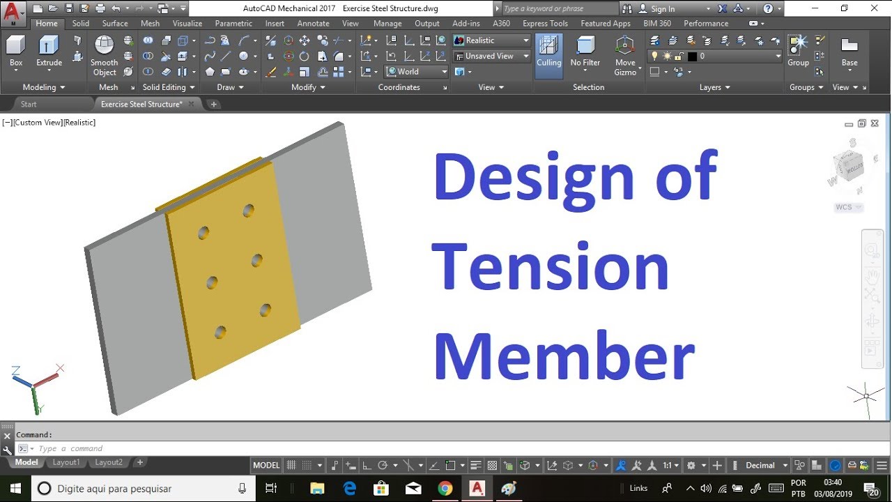 Bolted Splice Design Solved Example - Design of Steel Structures - YouTube