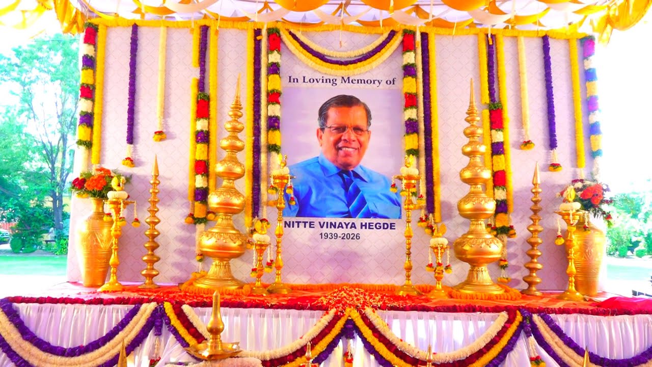 Loving tribute to Late Shri Vinay Hegde, Chancellor of Nitte (Deemed to be University)