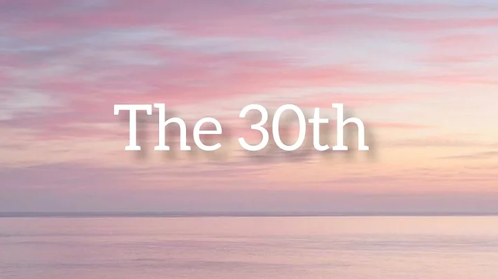 Billie Eilish - The 30th lyrics