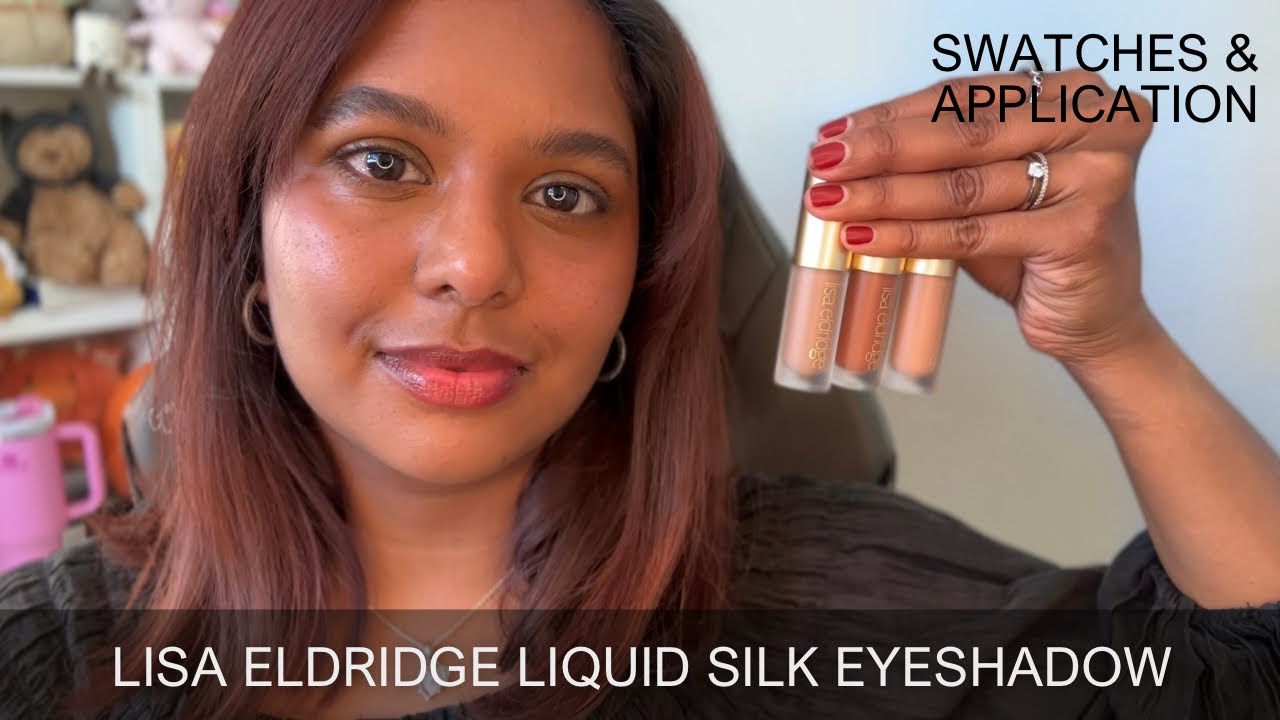 Lisa Eldridge Liquid Silk Eyeshadow - Swatches and Application