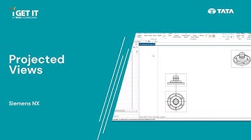 How to Create Projected Views | Siemens NX prior version