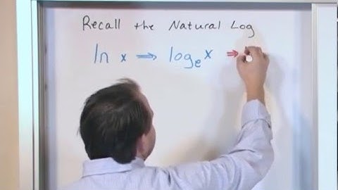 Lesson 18 - Derivatives Of The Natural Log Function (Calculus 1)