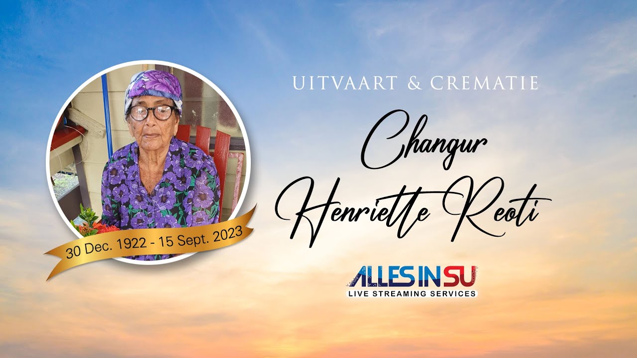 Reoti Live Streaming Crematie: Changur Henriette Reoti ॐ - YouTube