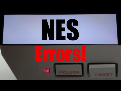 Nintendo Entertainment System Errors!