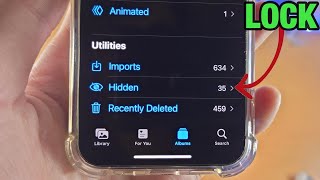 ANY iPhone how to lock hidden photos! screenshot 5