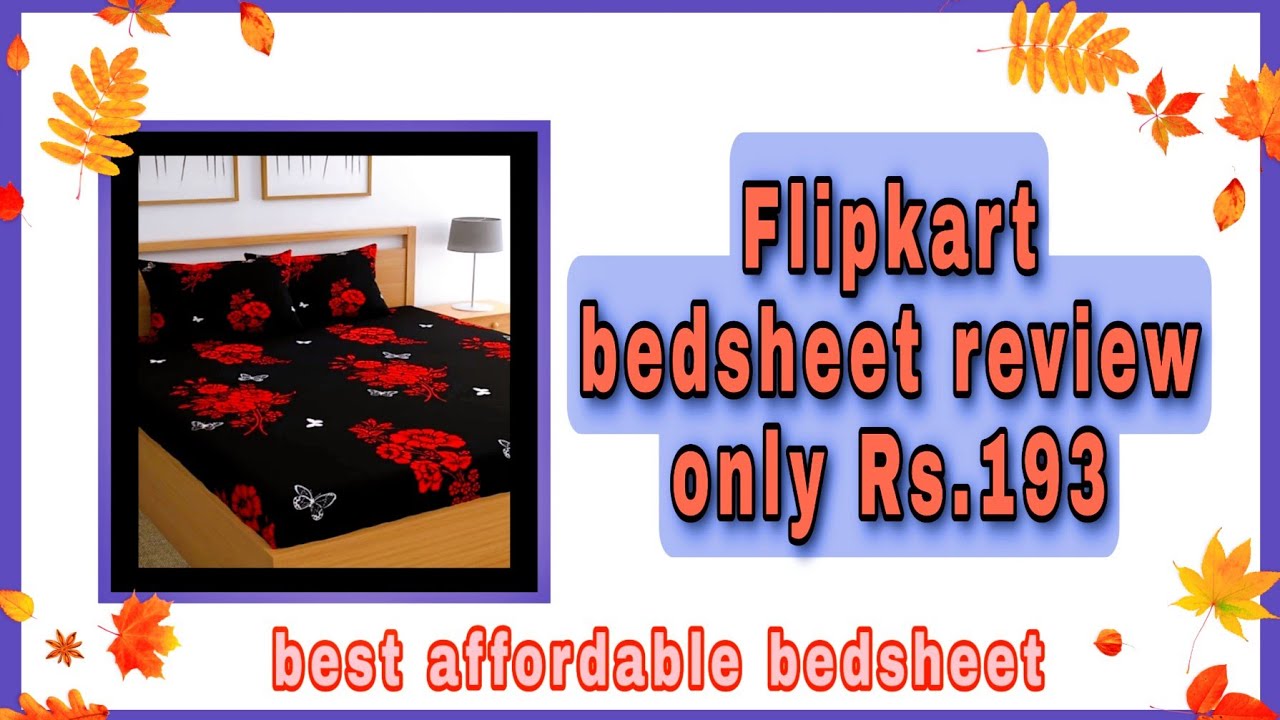 Flipkart bedsheet review | best affordable bedsheet | Only Rs.193 |