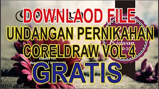 DOWNLOAD FILE UNDANGAN PERNIKAHAN, KHITANAN, TASYAKURAN TERBARU CDR - Vol 4