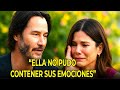 Cuando Keanu habla sobre El Matrimonio Sandra No Puede contener Sus Emociones