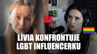 Konfrontácia dvoch svetov: LÍVIA vs PETUSH (liberálna influencerka)
