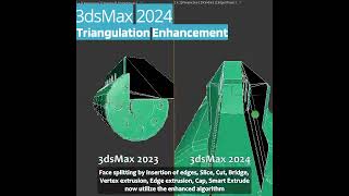 #3dsMax 2024 Triangulation Improvement
