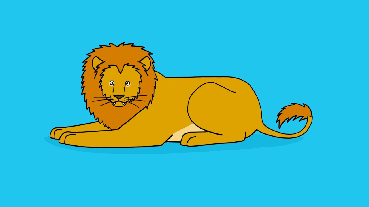 Apprendre A Dessiner Un Lion En 3 Etapes Youtube