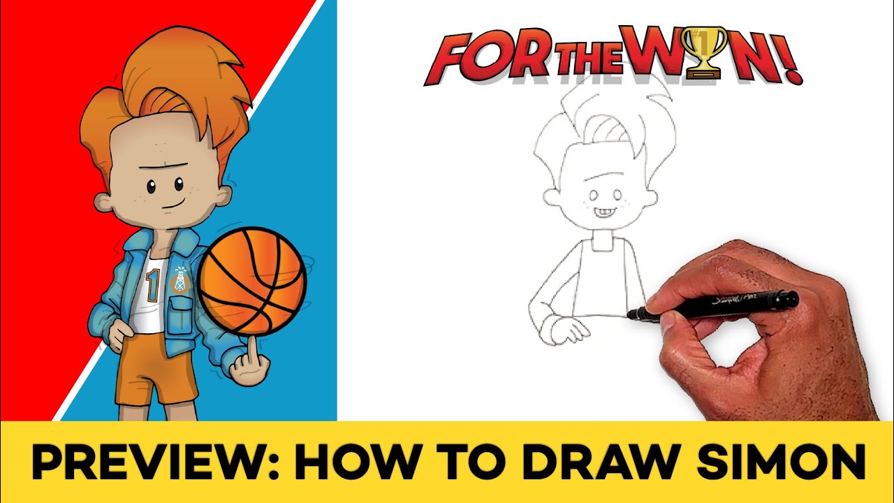 How To Draw Simon Riley PREVIEW - How to Draw Simon | For the Win! Books - YouTube