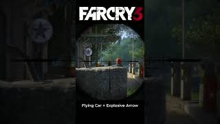 Far Cry 3 - Flying Car + Explosive Arrow #shorts