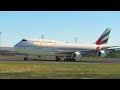 Best view landing emirates boeing 747 at malmo airport mfs2020
