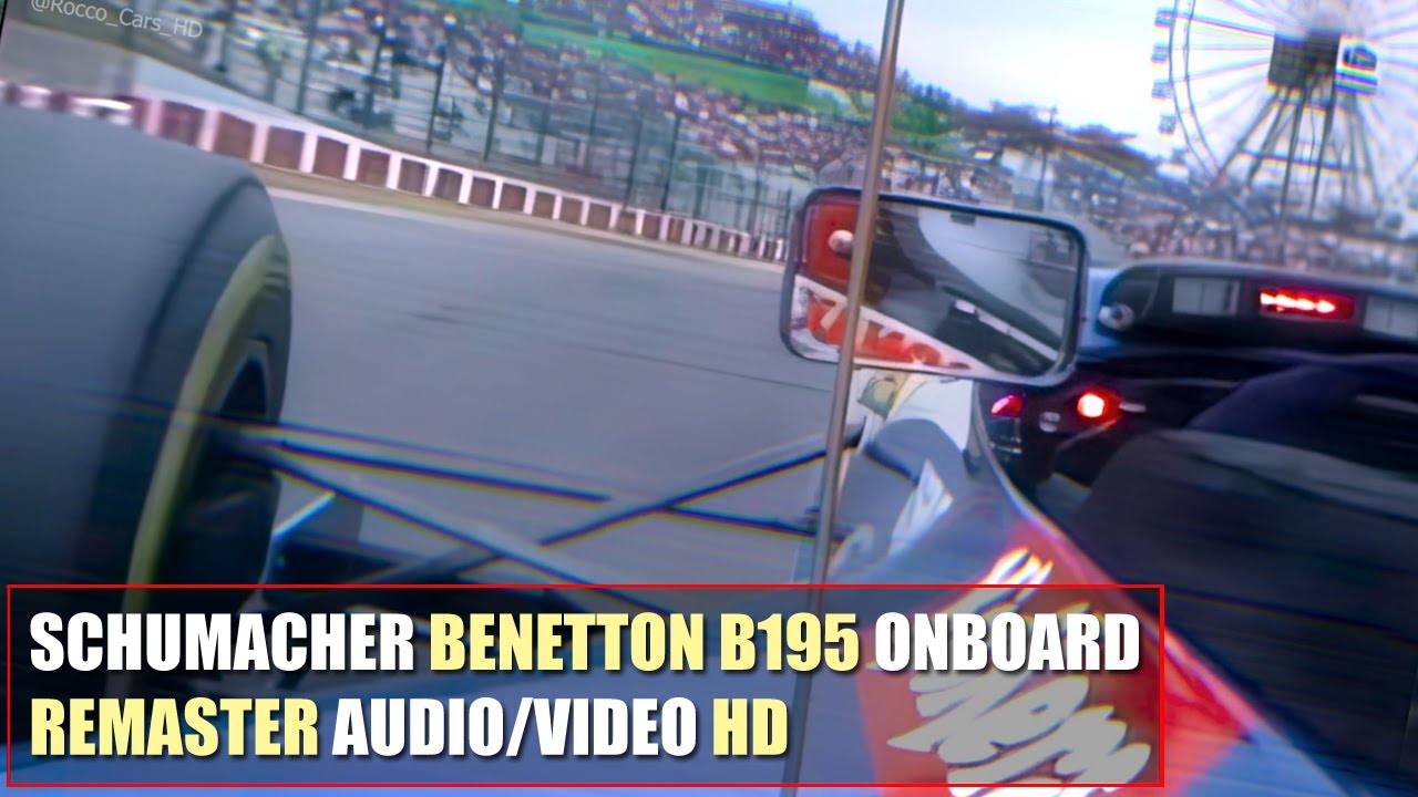 [HD] F1 1995 Michael Schumacher "Benetton B195 Renault" Onboard (Suzuka) [REMASTER AUDIO/VIDEO]