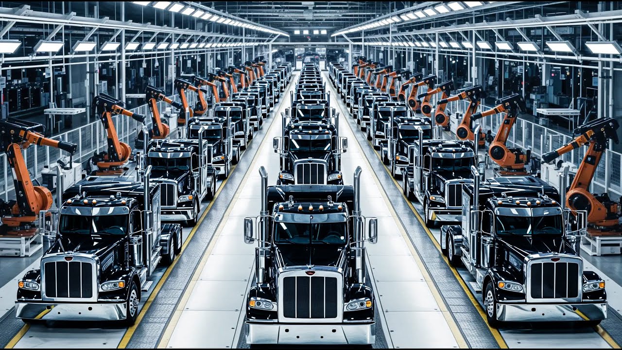 How Peterbilt Builds Thousands of Trucks Daily | Inside the Denton Factory (Full Process)