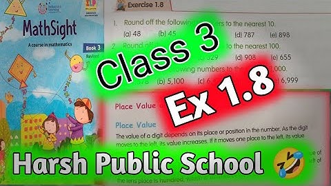 Class 3 Maths| Mathsight Class 3| Maths Class 3|Chapter 1Number s| Ex 1.8|HPS Gurugram| Mathsight