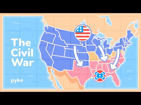 جنگ داخلی آمریکا توضیح داد