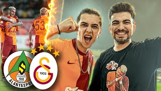 Büyücü Hakim Ziyech Hari̇ka Gol Atti Tri̇bün Yikildi Alanya Deplasmani Alanyaspor 0-4 Galatasaray