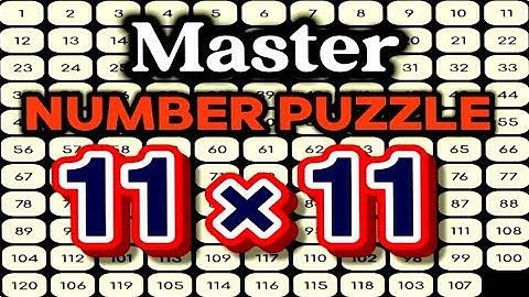slove master num puzzle 11×11