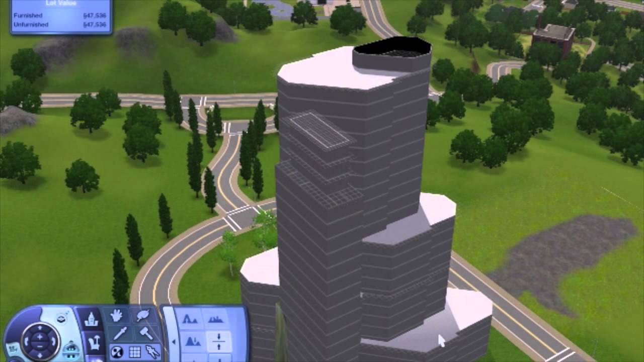 Trump Tower Chicago - How to build Highrise / Apartment / Skyscraper in The Sims 3 - Tutorial