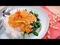 "Swimming Rama" Thai Peanut Sauce w/ Spinach & Pork  พระรามลงสรง | Thai Recipes