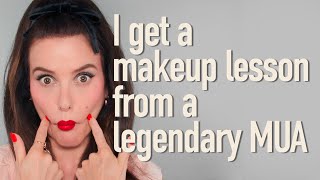 I Get a Makeup Lesson With a Legendary Artist!!
