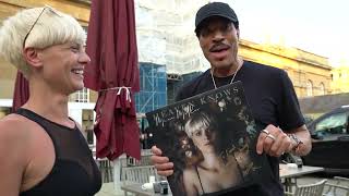 Mica Millar Behind The Scenes with Lionel Richie at Blenheim Palace