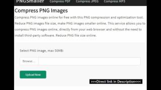 How to compress PNG Images