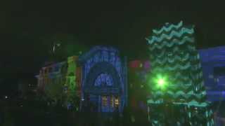 Disneyland Forever Fireworks - Main Street Projection Preview
