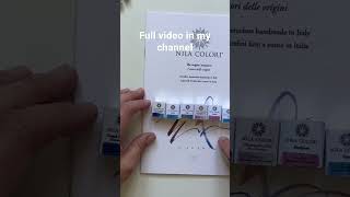 Unboxing art supplies I got in  Fabriano in Acquarello #watercolor #unboxing #arthaul